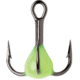 VMC Glow Resin Treble, Size 8, Glow Chartreuse, GRT8GLCHPP