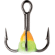 VMC Glow Resin Treble, Size 8, Orange Chartreuse Glow, GRT8OCGLPP
