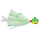 VMC Hot Skirt Glow Jig, Chartreuse Lime Green, 1/32oz, HSG132-CLG