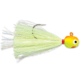 VMC Hot Skirt Glow Jig, Chartreuse Orange, 1/32oz, HSG132-CO