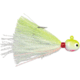 VMC Hot Skirt Glow Jig, Chartreuse White, 1/16oz, HSG116-CHW