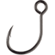 VMC Inline Single Hook, Needle Point, Extra Wide Gap, Light Wire, Non-Offset, Large Eye, Coastal Black, Size 6, 10 Per Pack, 7237CB#6PP