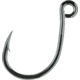 VMC Inline Single Hook, Needle Point, Wide Gap 4X Strong, Inline Eye, Black Nickel, Size 5/0, 5 Per Pack, ILS#5/0BNPP
