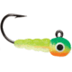 VMC Larvae Jig, 1/100 oz, Green Orange Glow, LVJ1100GOGL