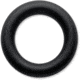 VMC Neko Rings, Black, Size #6 MM, 15 Pack, NKRB6