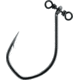VMC Spinshot Drop Shot Hook, Spark Point Barbarian Bend, Light Wire, Up Eye, Black Nickel, Size 2/0, 4 Per Pack, 7119SS#2/0PP
