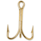 VMC Treble Hook with Cut Point, Forged OShaughnessy, Standard Wire, Gold, Size 14, 25 Per Pack, 9617GO#14C