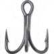 VMC Treble Hook with Cut Point, Short Shank OShaughnessy, Heavy Wire, Black Nickel, Size 6, 9 Per Pack, 9626BN#6PP