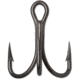 VMC Treble Hook with Cut Point, Short Shank OShaughnessy, Heavy Wire, Coastal Black, Size 2, 6 Per Pack, 9626CB#2PP