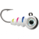 VMC Tungsten Larv Eye Jig, 1/32 oz, #12HK, Glow Black Wonderbread, 2pk, TLEJ132GBWB