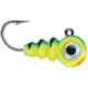 VMC Tungsten Larv Eye Jig, 1/32 oz, #12HK, Glow Fire Tiger, 2pk, TLEJ132GFT