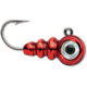 VMC Tungsten Larv Eye Jig, 1/32 oz, #12HK, Glow Metallic Red, 2pk, TLEJ132GMR