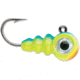 VMC Tungsten Larv Eye Jig, 1/32 oz, #12HK, Glow Parrot 2pk, TLEJ132GPRT