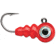 VMC Tungsten Larv Eye Jig, 1/32 oz, #12HK, Glow Red, 2pk, TLEJ132GLRD