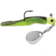 VMC Wingding Spin Jig 1/8 oz, Black Chartreuse Glow, WDSJ18BLKCHG