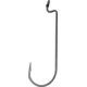 VMC Worm Hooks 5/0Size 5Pc, Black Nickel, Size 5/0, WM#5/0BNPP