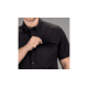 Vortex Callsign Short Sleeve Button Up - Mens, Black, Medium, 121-36-BLKM
