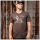 Vortex Camo Logo Short Sleeve T-Shirt - Mens, Brown Heather, Large, 120-15-BRHL
