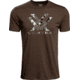 Vortex Camo Logo Short Sleeve T-Shirt - Mens, Brown Heather, Large, 120-15-BRHL