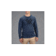 Vortex Core Logo Long Sleeve T-Shirt - Mens, Navy Heather, Medium, 219049-NAHM