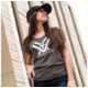 Vortex Core Logo T-Shirt - Womens, Dark Grey /White Logo, Large, 120-17-DGRL