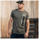 Vortex Double Down T-Shirt - Mens, Olive Heather, 2X, 120-30-OLH2X