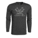 Vortex Men's Digi Camo VTX Logo LS, Charcoal Heather, 2XL 219050-CHH-2XL
