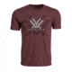 Vortex Men's SS Double Logo Tee, Burgundy Heather, L 219057-BHE-L