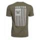 Vortex Men's SS Patriot Tee, Olive Heather, L 119045-OLH-L