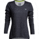 Vortex Point To Point Long Sleeve Shirt - Womens, Black Heather, Small, 220-27-BLHS