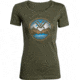 Vortex Reflection Lake T-Shirt - Womens, Military Green, Small, 220-63-MGRS