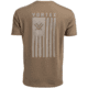 Vortex Salute Short Sleeve T-Shirts - Mens, Coyote Heather, 4X, 121-14-CHE4X