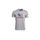 Vortex Stars and Stripes Short Sleeve T-Shirts - Men's, Grey Heather, 4X, 121-13-GHT4X