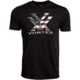 Vortex Stars and Stripes Short Sleeve T-Shirts - Mens, Black, XL, 121-13-BLKXL
