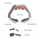 Wagan Heated Shiatsu Massage Belt, Gray, One Size, IN9531