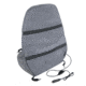 Wagan Soft Velour Heated Seat Cushion, Gray, One Size, IN9738-2
