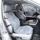 Wagan Soft Velour Heated Seat Cushion, Gray, One Size, IN9738-2