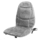 Wagan Soft Velour Heated Seat Cushion, Gray, One Size, IN9738-2