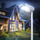 Wagan Solar &amp; LED Floodlight 2000 w/Remote, Gray, One Size, EL8590