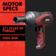 Wagan Tech Mighty Impact Wrench, 12V, Red, One Size, EL2257