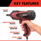 Wagan Tech Mighty Impact Wrench, 12V, Red, One Size, EL2257