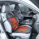 Wagan Tech Soft Velour Heated Seat Cushion, Black, One Size, IN9438