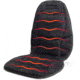 Wagan Tech Soft Velour Heated Seat Cushion, Black, One Size, IN9438