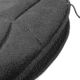Wagan Tech Soft Velour Heated Seat Cushion, Black, One Size, IN9438