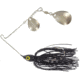 Wahoo Fishing Products Promo Spinnerbait, Double Colorado Blade, 4/0 Hook, Black, 1/4 oz, WAH-PCC14-3