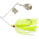 Wahoo Fishing Products Promo Spinnerbait, Double Colorado Blade, 4/0 Hook, Yellow, 1/4oz, WAH-PCC14-CS