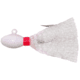Wahoo Fishing Products Wahoo Egg Head Pompano Jig, 1/4 oz, 1/0 Hook, Hand-tied Nylon,White, 3/Bag, WAH-PPJ14-1