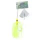 Wahoo Fishing Products Wahoo Promo Buzz Bait, 4/0 Hook, Chartreuse, 3/8oz, 1/Pack, WAH-PB38-10
