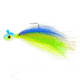 Wahoo Fishing Products Wahoo Saltwater FlashN Bucktail Jig 1/2oz Dorado Wedge Style Head Painted Dbl Eye, WAH-SFB12-DO