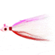 Wahoo Fishing Products Wahoo Saltwater FlashN Bucktail Jig 1/4oz Red Pink Wedge Style Head Painted Dbl Eye, WAH-SFB14-RP